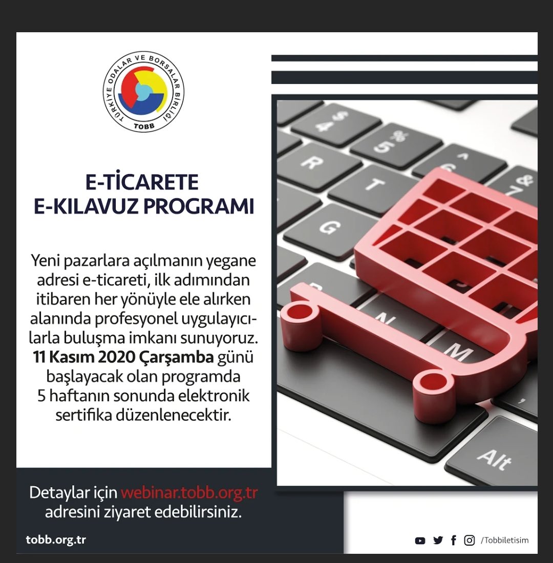 	E-Ticarete E-Kılavuz Eğitim Programı - Sertifikalı 2. Hafta