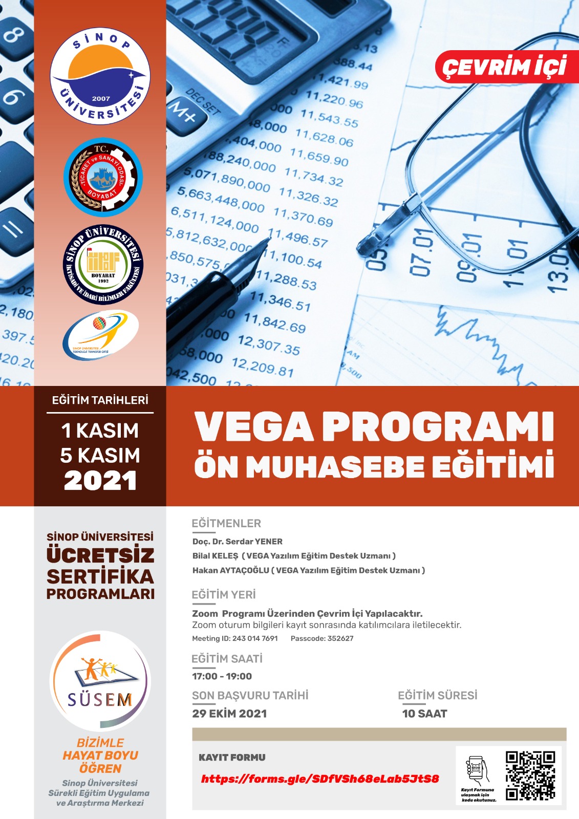 VEGA Programı Raporlama-Envanter Karlılık Eğitimi