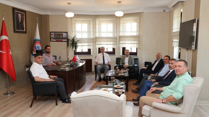 Sinop Üniversitesi Rektörü Sn. Prof. Dr. Şakir Taşdemir Odamızı ziyaret etti